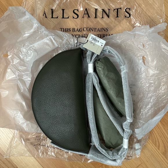 Allsaints half moon leather crossbody bag - NEW - Picture 6 of 7
